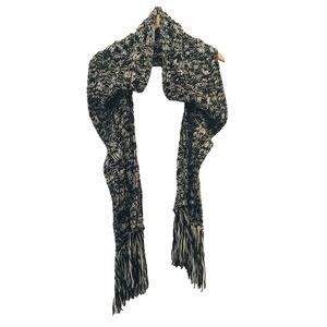 ASOS Black and White Scarf OS